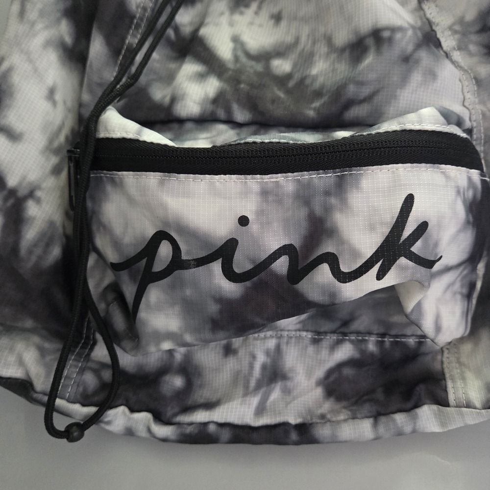 Victoria Secret Pink Handbag‎ Backpack Black & White Gym Bag - Picture 2 of 4